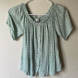 Hollister On/Off Shoulder Floral Top